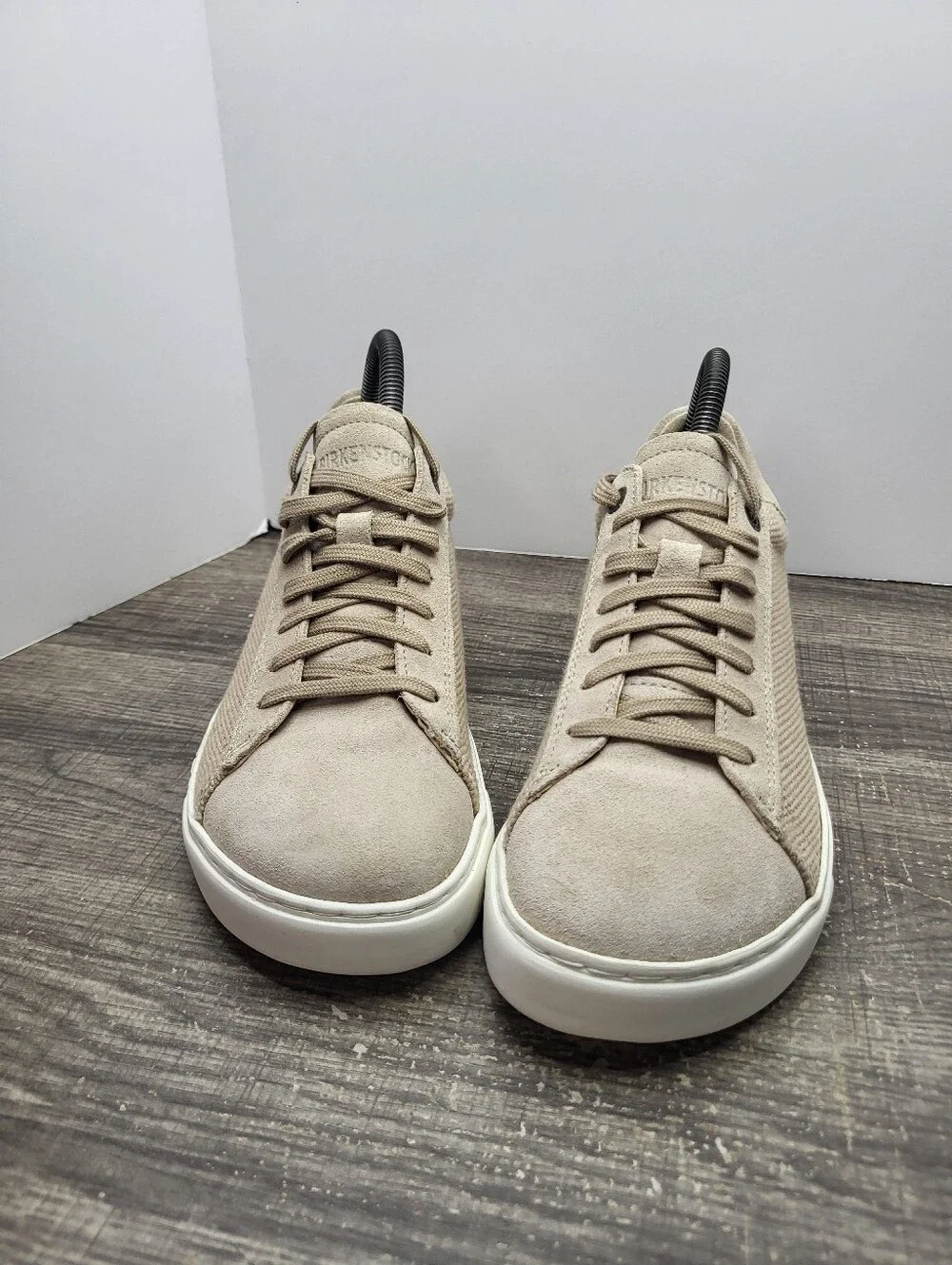 Birkenstock Bend Low Sneakers Women's EU 38 US 7 Narrow Tan Suede Shoes
